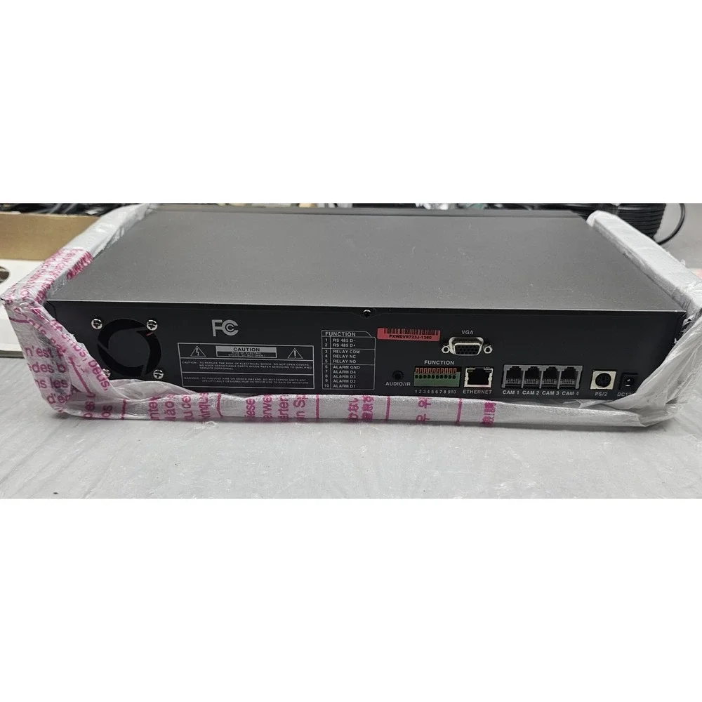 Triplex Network 4 Channel DVR Video Recoder PXWDVR723J-1360 with 3 Cameras